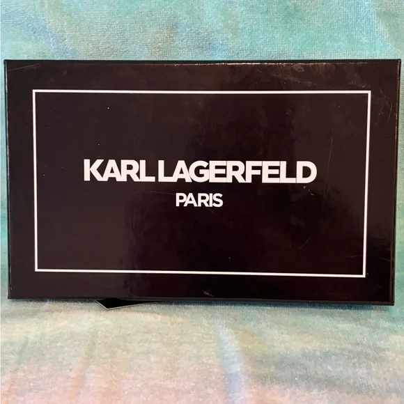 Karl Lagerfield Black and White Cat Coin Purse Set - Picture 6 of 12